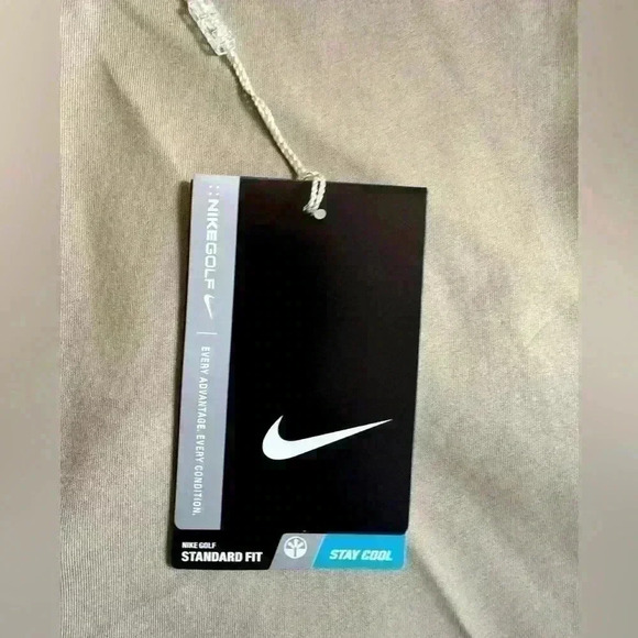 NWT Nike Golf Mens Standard Fit Golf Pants Tan Size 35 -34 Dri-FIT 833194-235 - Picture 2 of 7